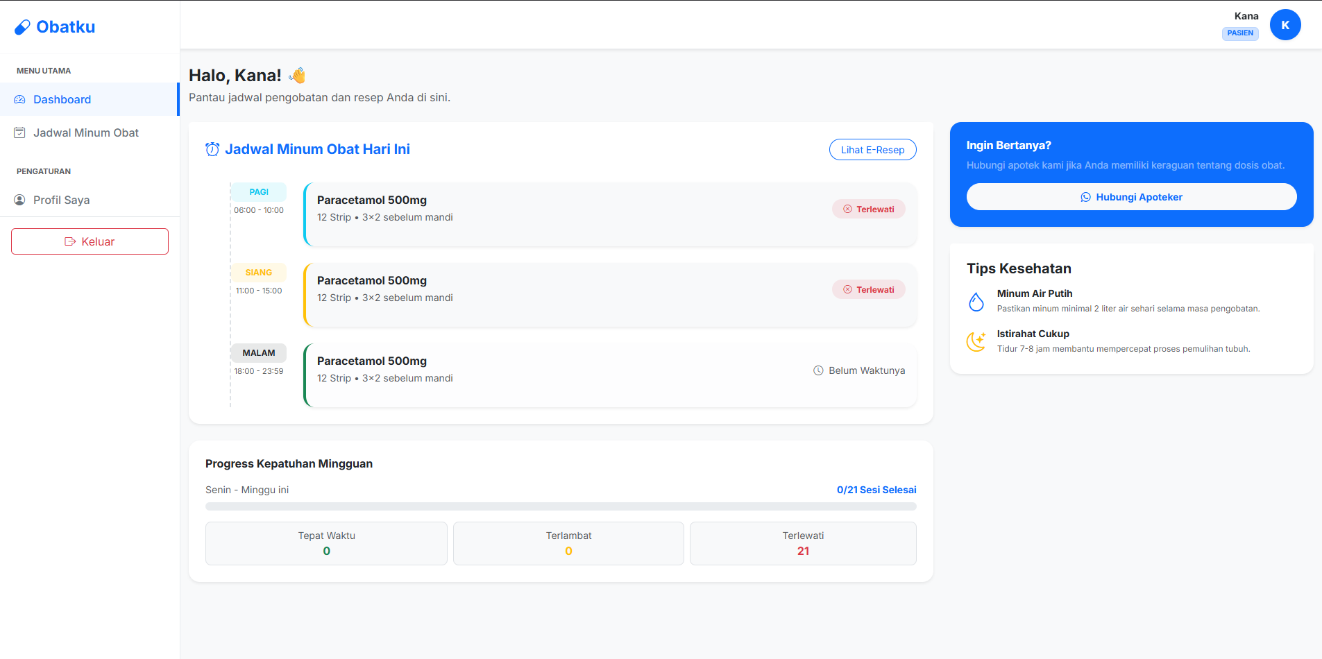 Dashboard Preview